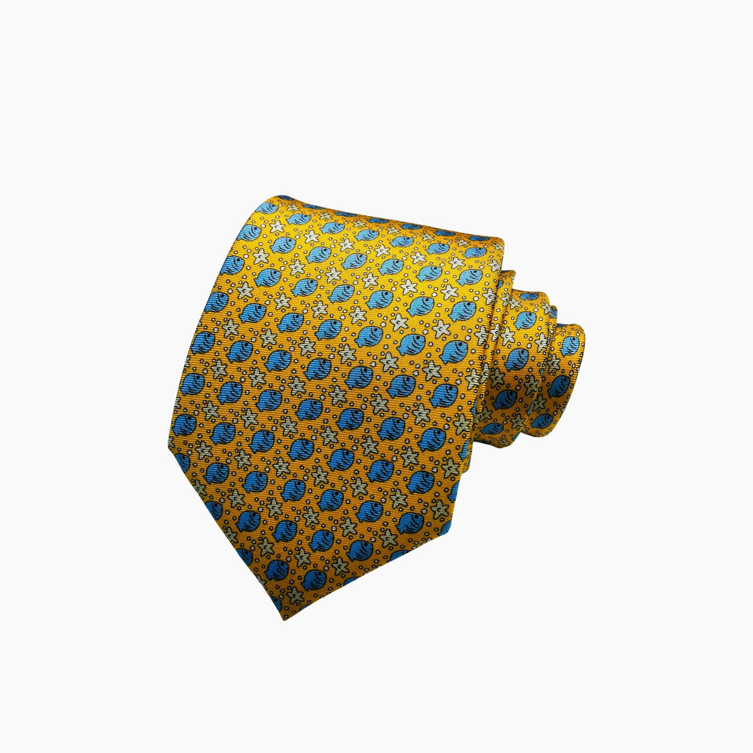 Leopardous Silk Tie