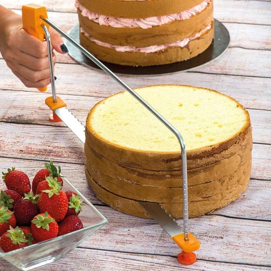 Decora Steel Cake Leveler - HUNA