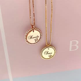 Baby Chic Fine Jewelry Stellar Coin Necklace