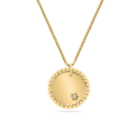 Baby Chic Fine Jewelry Stellar Coin Necklace