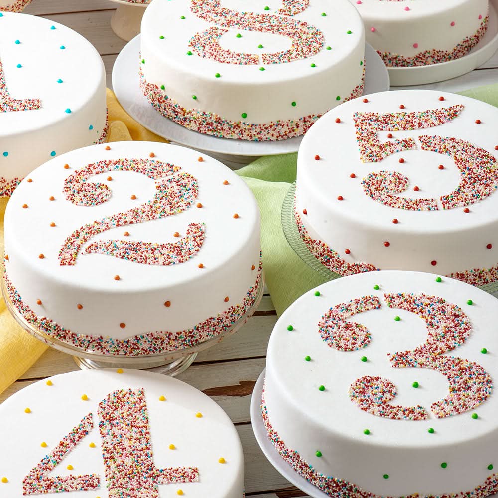 Decora Stencil Numbers Baking Stencils - HUNA
