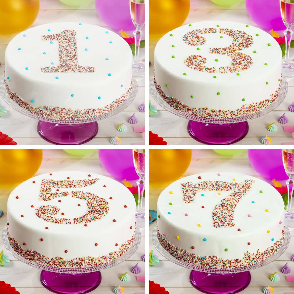 Decora Stencil Numbers Baking Stencils - HUNA