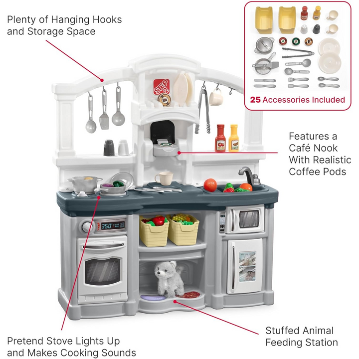 Step 2 Fun With Friends Kitchen 31.75X90.81X103.84 Cm