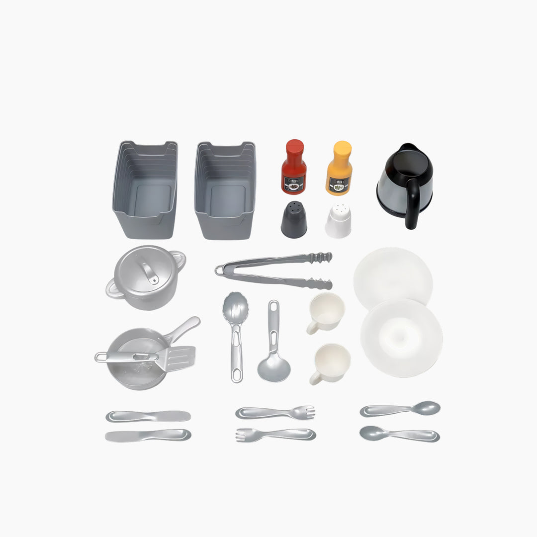 Step 2 Gilded Gourmet Kitchen - 21Pc 75.946X245.11X271.018Cm