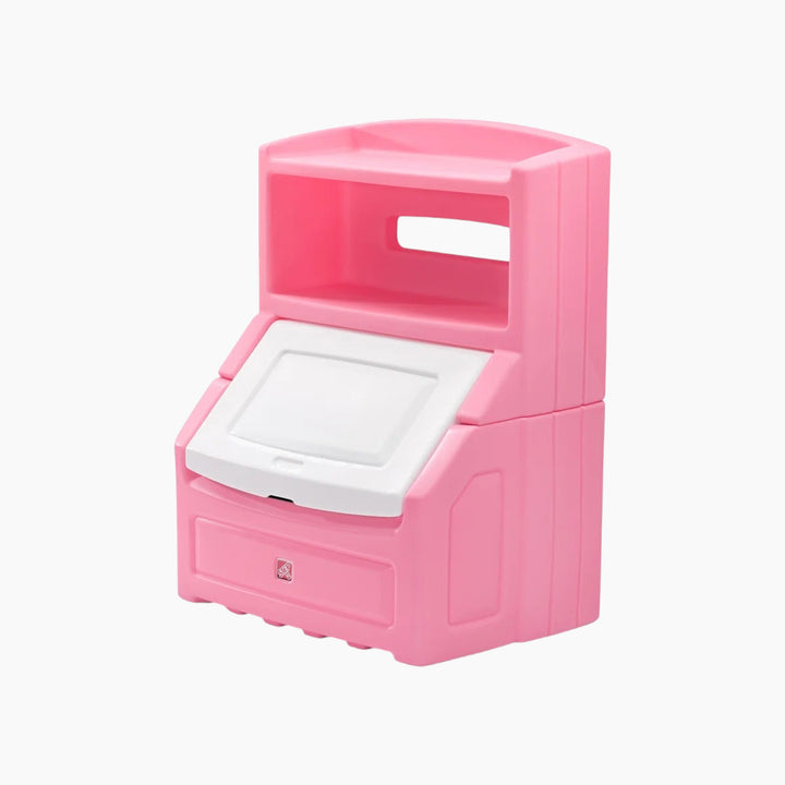 Step 2 Lift&amp;Hide Bookcase Storage Chest Pink