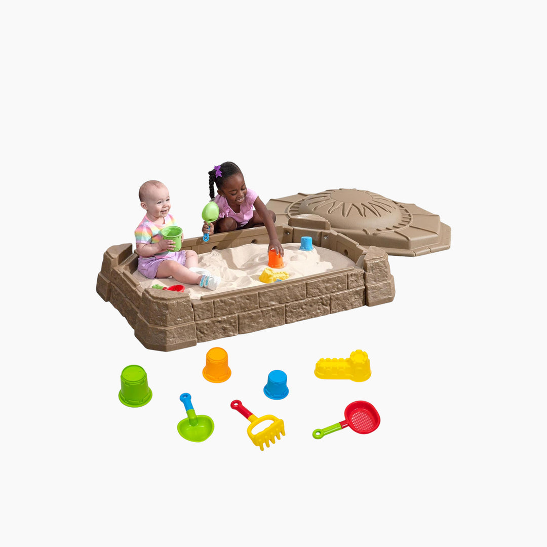 Step 2 Natural Playful Sandbox, Kids Activity Sensory Table