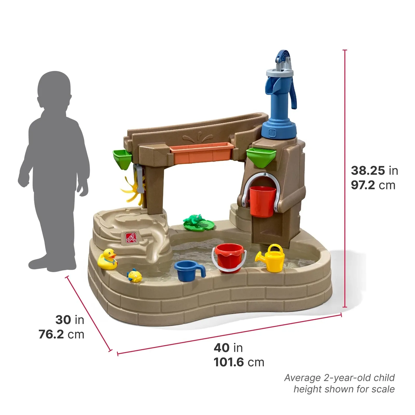 Step 2 Pump And Splash Discovery Pond - Brown Step 2 Pump And Splash Discovery Pond - Brown