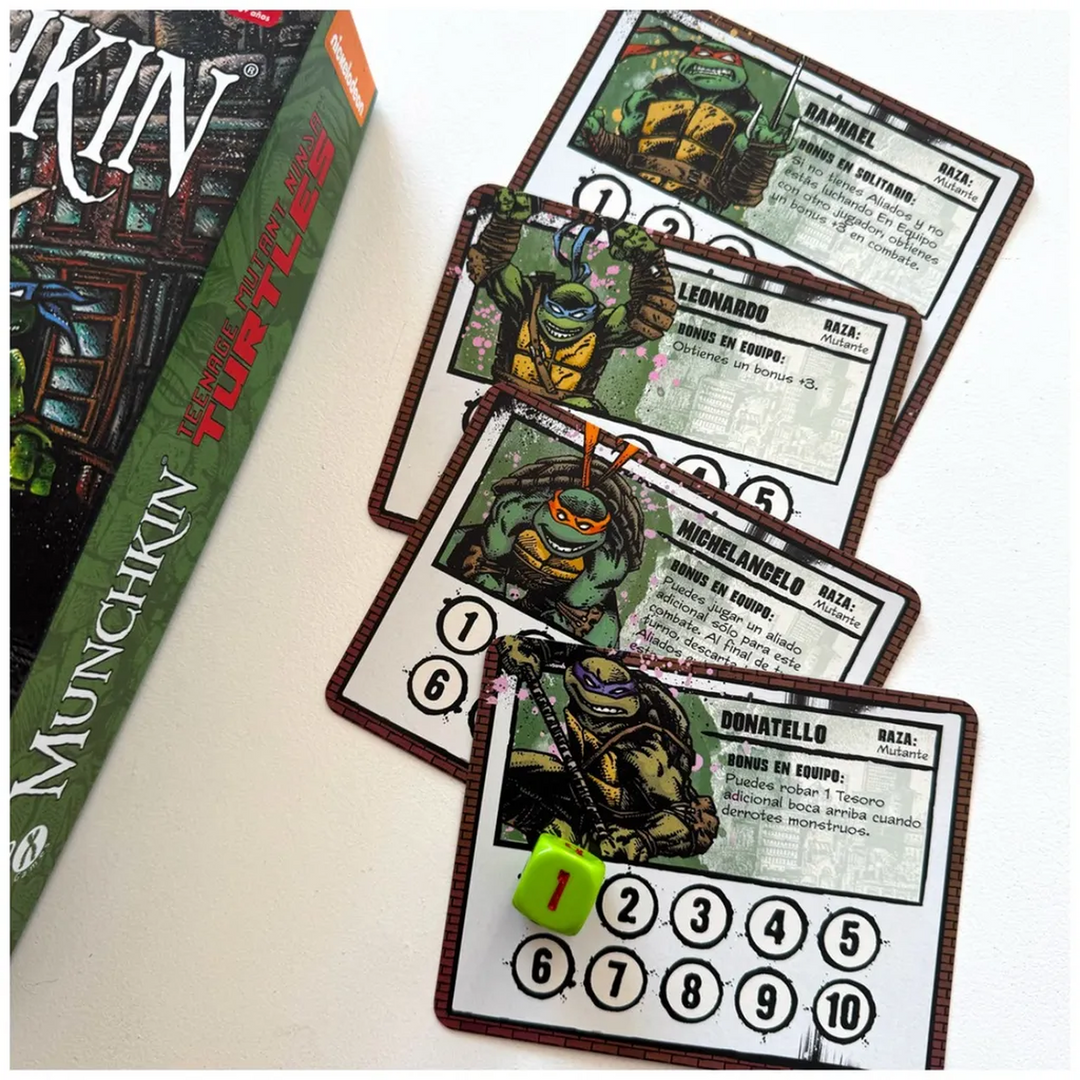 Munchkin Teenage Mutant Ninja Turtles Board Game