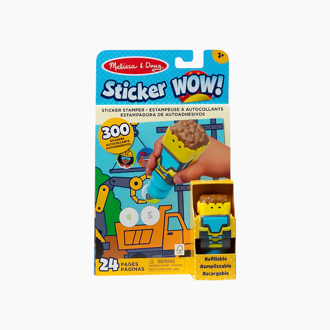 Melissa &amp; Doug Sticker Wow! Activity Pad &amp; Sticker Stamper with dog theme