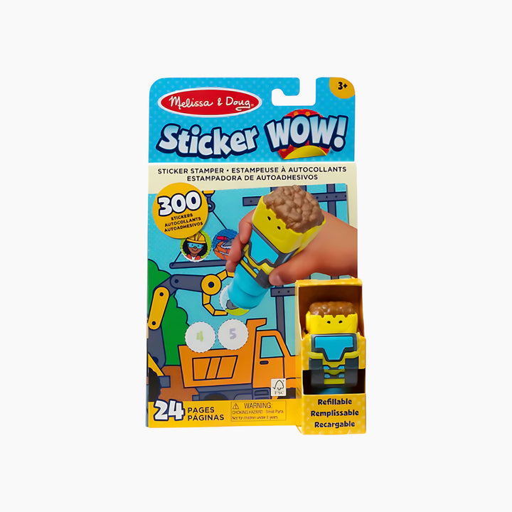 Melissa &amp; Doug Sticker Wow! Activity Pad &amp; Sticker Stamper with dog theme