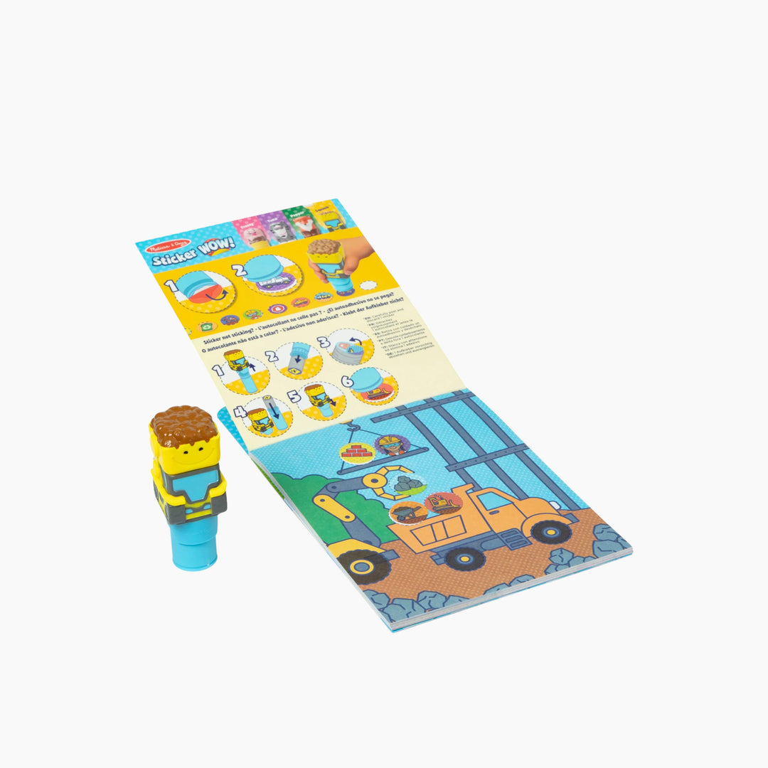 Melissa &amp; Doug Sticker Wow! Activity Pad &amp; Sticker Stamper with dog theme