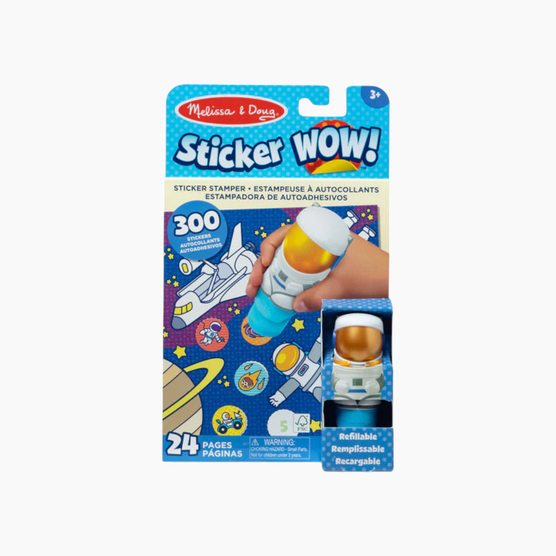 Amina Skin Care Sticker Wow!™ Activity Pad &amp; Sticker Stamper