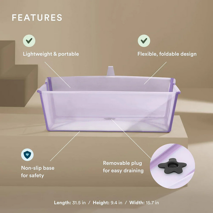 Stokke Flexi Bath XL in lavender