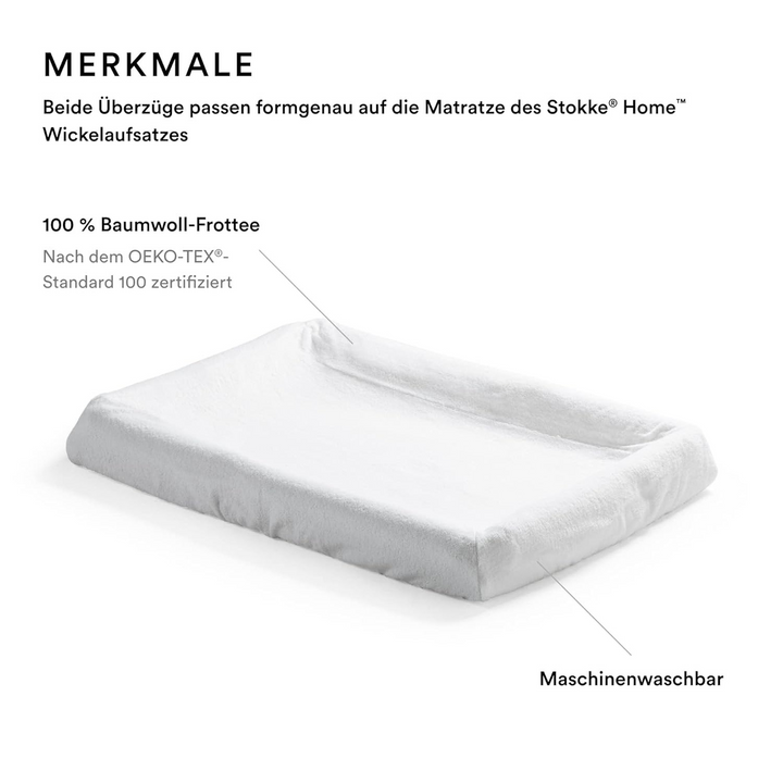 Stokke Home™ Changer Mattress Cover 2Pc White