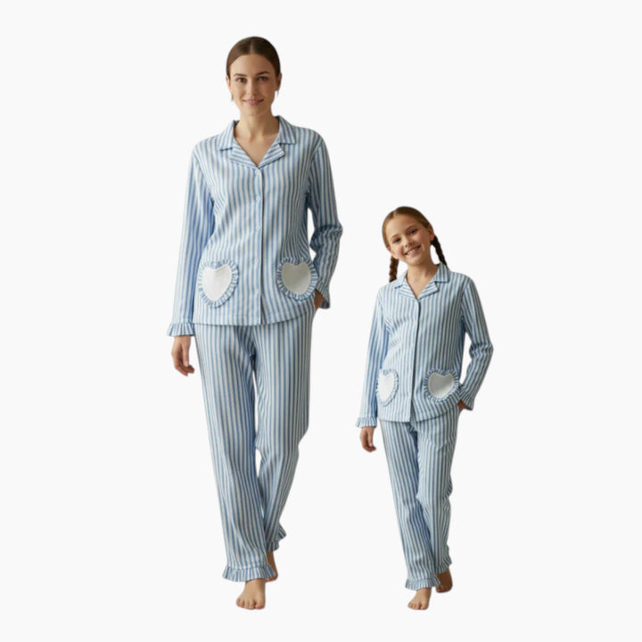 Zigzag Strand Mommy &amp; Me Pajama Set