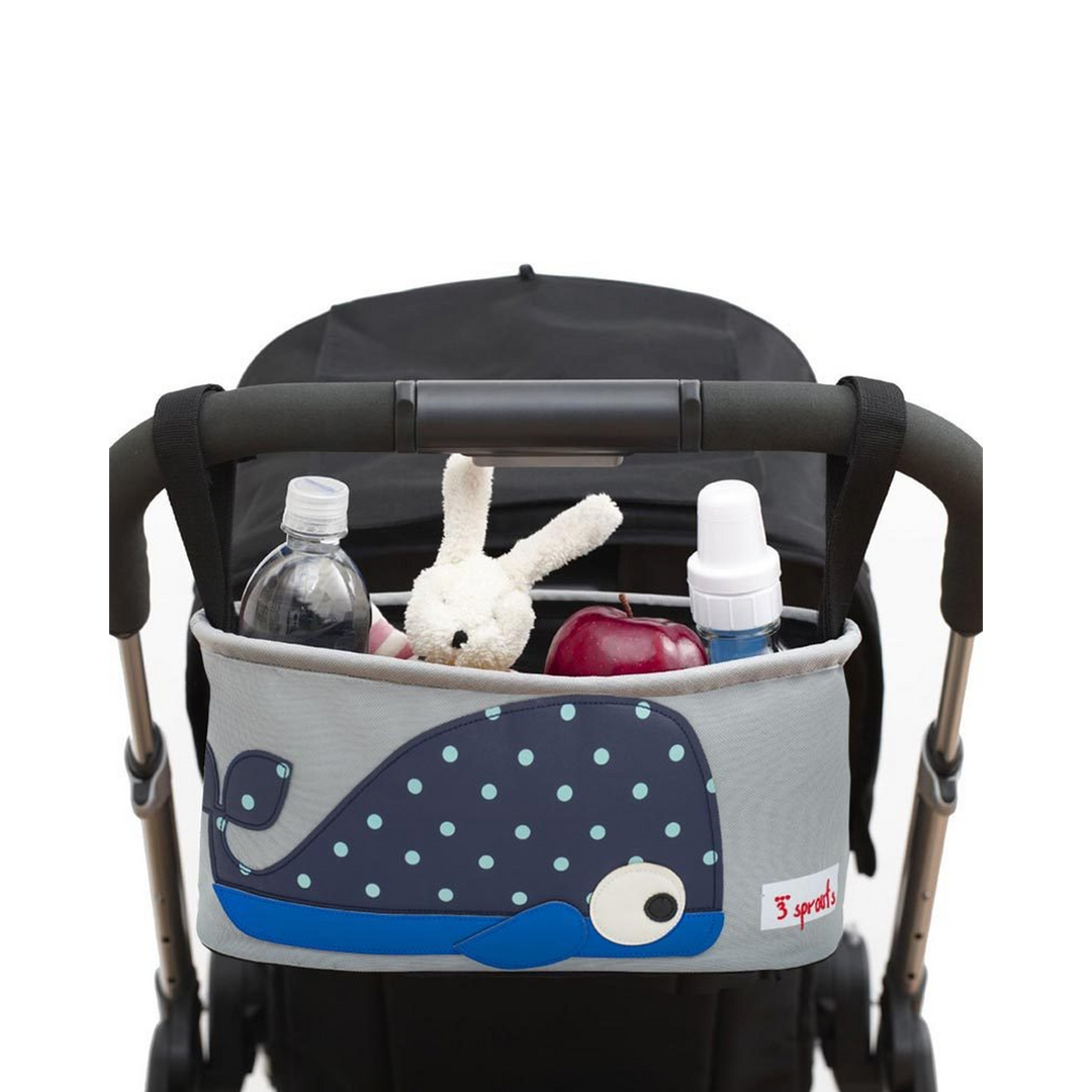 3 Sprouts Stroller Organizer - Whale - HUNA