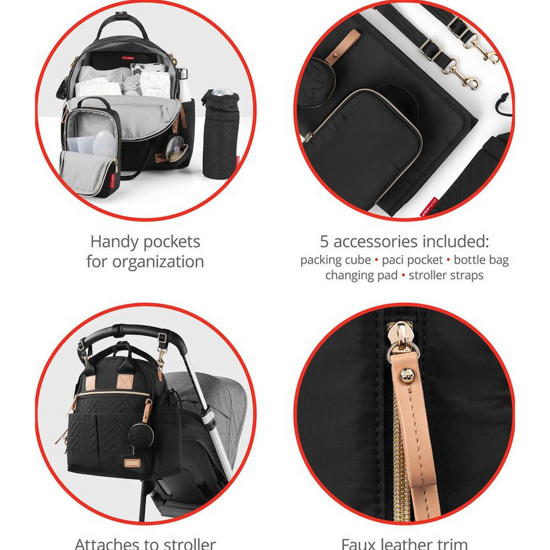 Skip Hop Suite By 6-In-1 Diaper Backpack Set