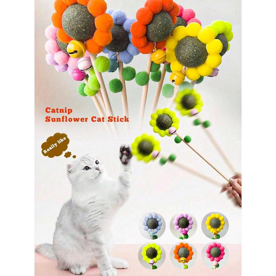 Pet Village Sunflower Cat Stick Toy