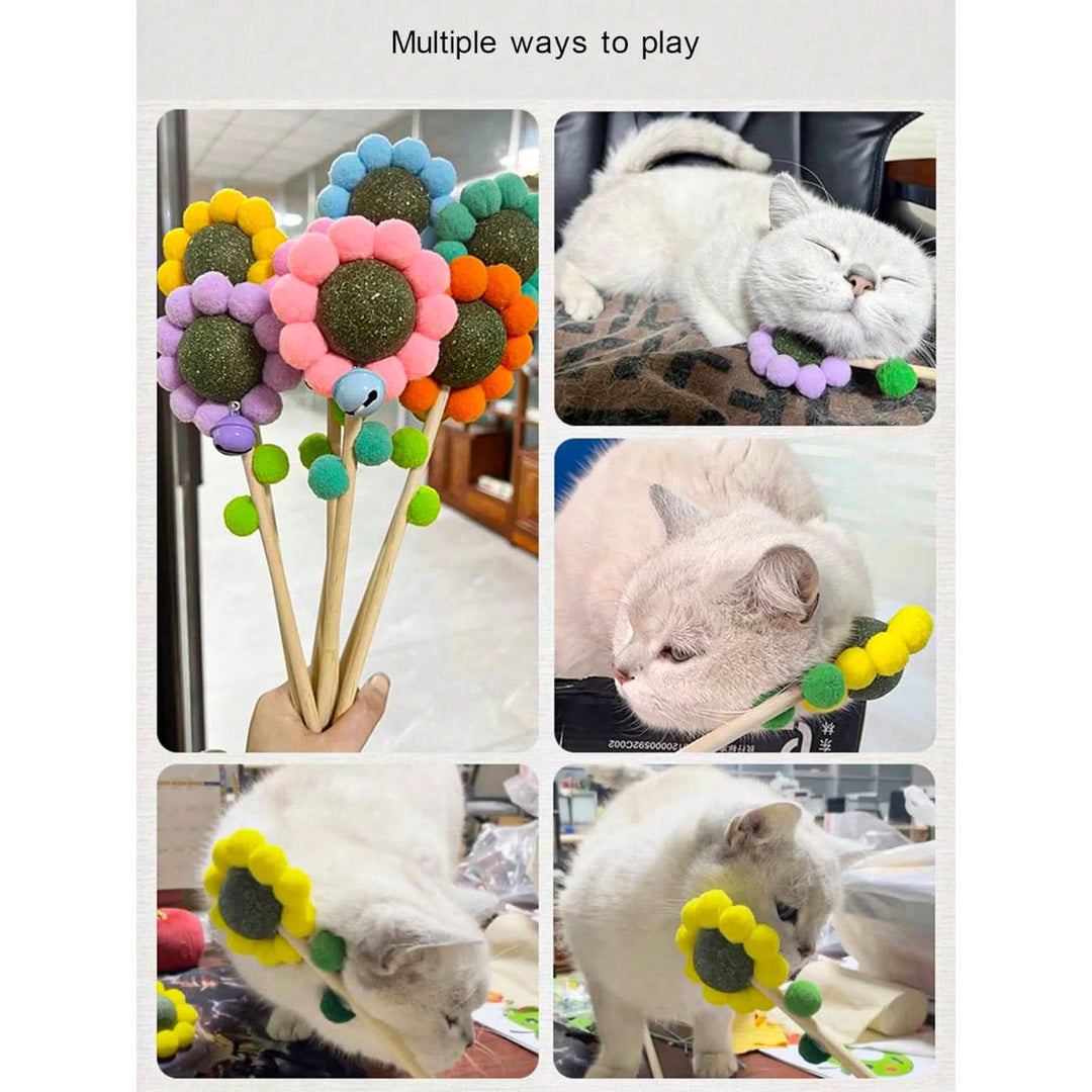 Pet Village Sunflower Cat Stick Toy