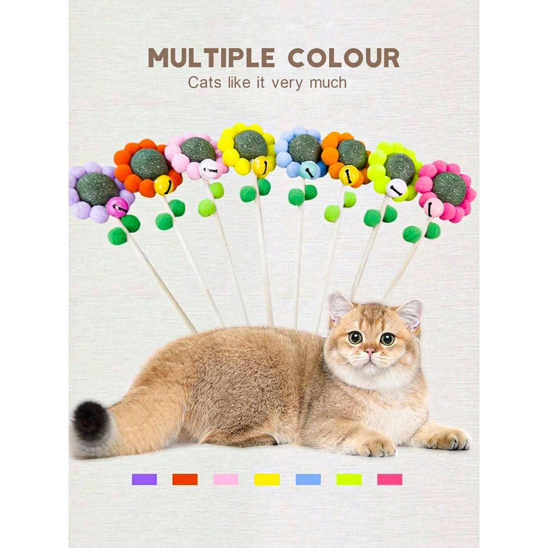 Pet Village Sunflower Cat Stick Toy
