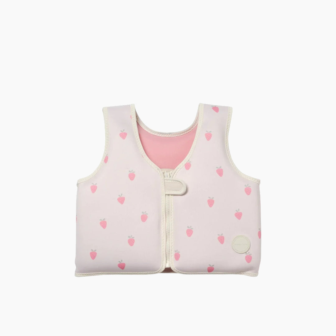 SunnyLife Kids Swim Vest - Strawberry Sunshine Pink