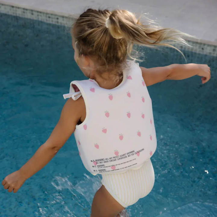 SunnyLife Kids Swim Vest - Strawberry Sunshine Pink