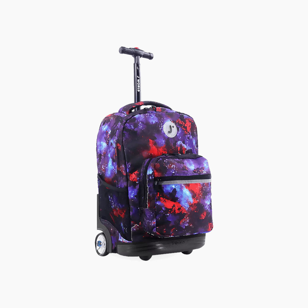 J WORLD Sunrise Rolling Backpack (18 Inch)