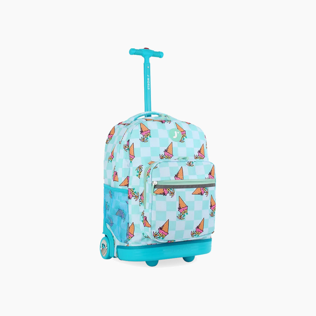 J WORLD Sunrise Rolling Backpack (18 Inch)