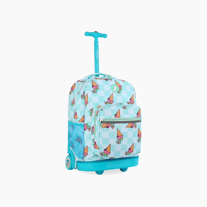 J WORLD Sunrise Rolling Backpack (18 Inch)