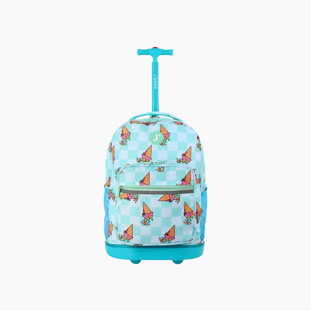 J WORLD Sunrise Rolling Backpack (18 Inch)