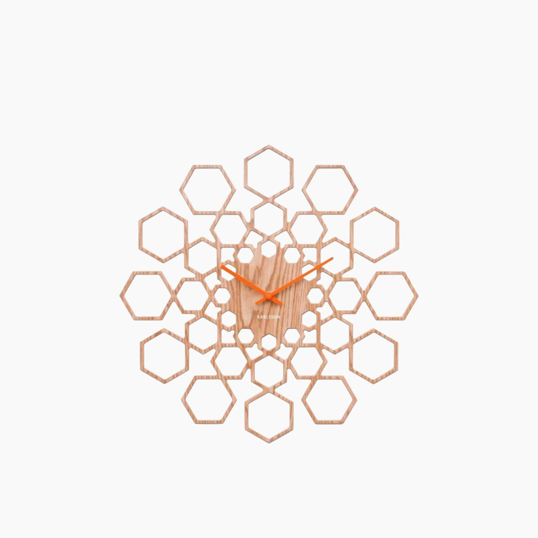SunshineHexagonWallClock_formatted - HUNA