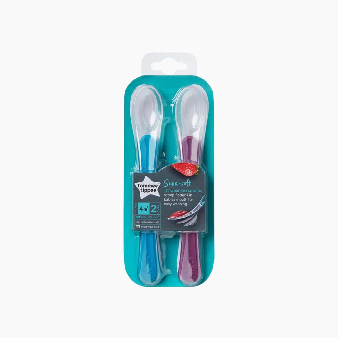 Supa Soft First Weaning Spoon 2 Pieces - HUNA