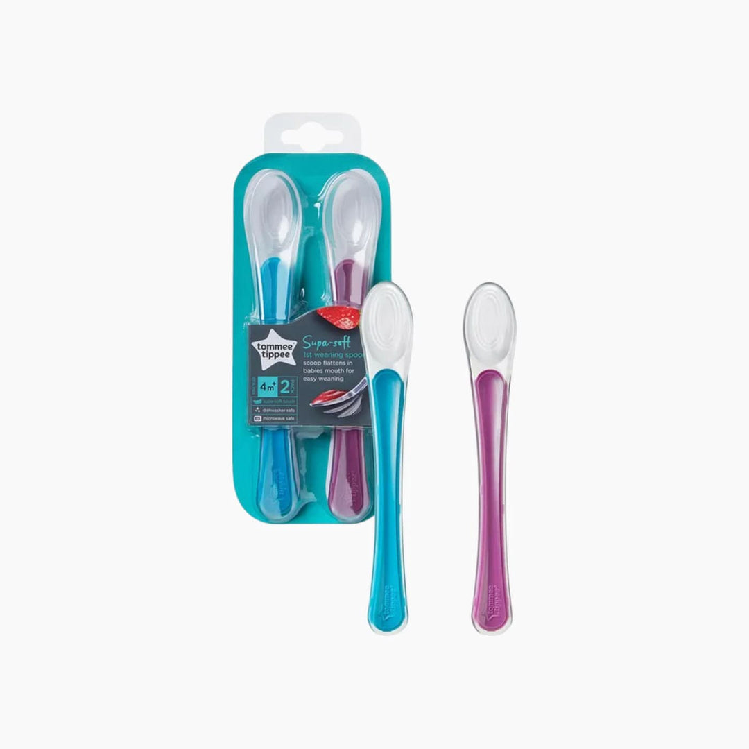 Supa Soft First Weaning Spoon 2 Pieces - HUNA