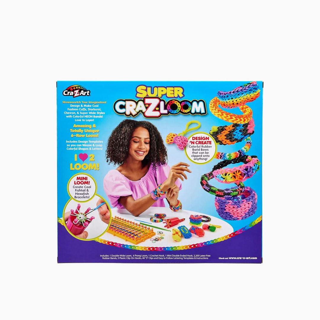 Cra-Z-Art Super Cra-Z-Loom Jewelry Making Kit - HUNA