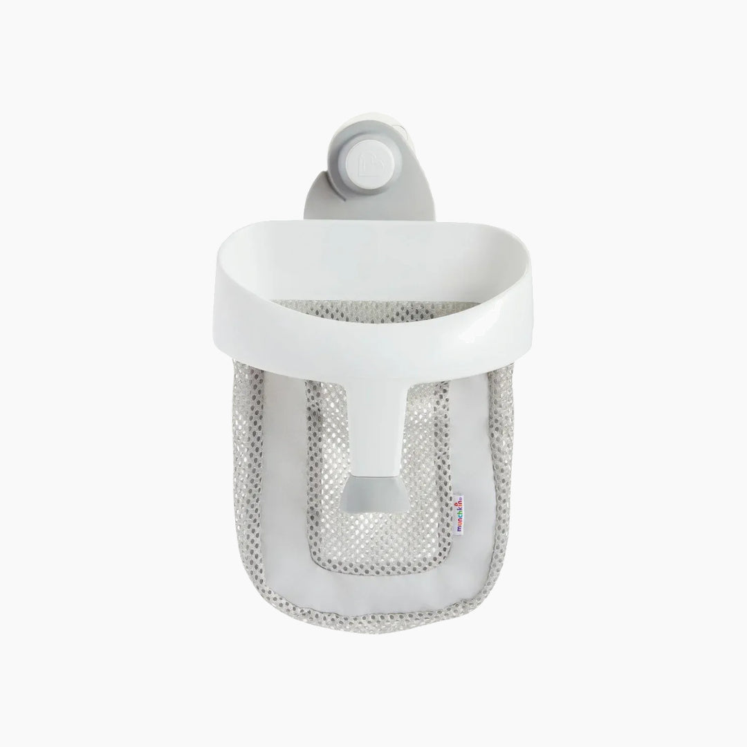 Munchkin Super Scoop baby bath toy organiser with mesh fabric