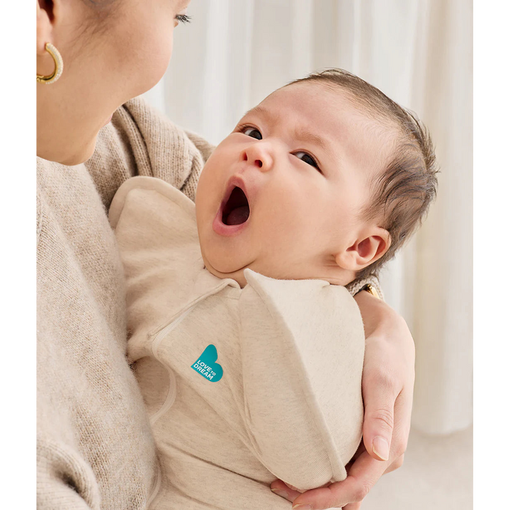 Love To Dream Swaddle Up™ Original Cotton 1.0 TOG Oatmeal - Small