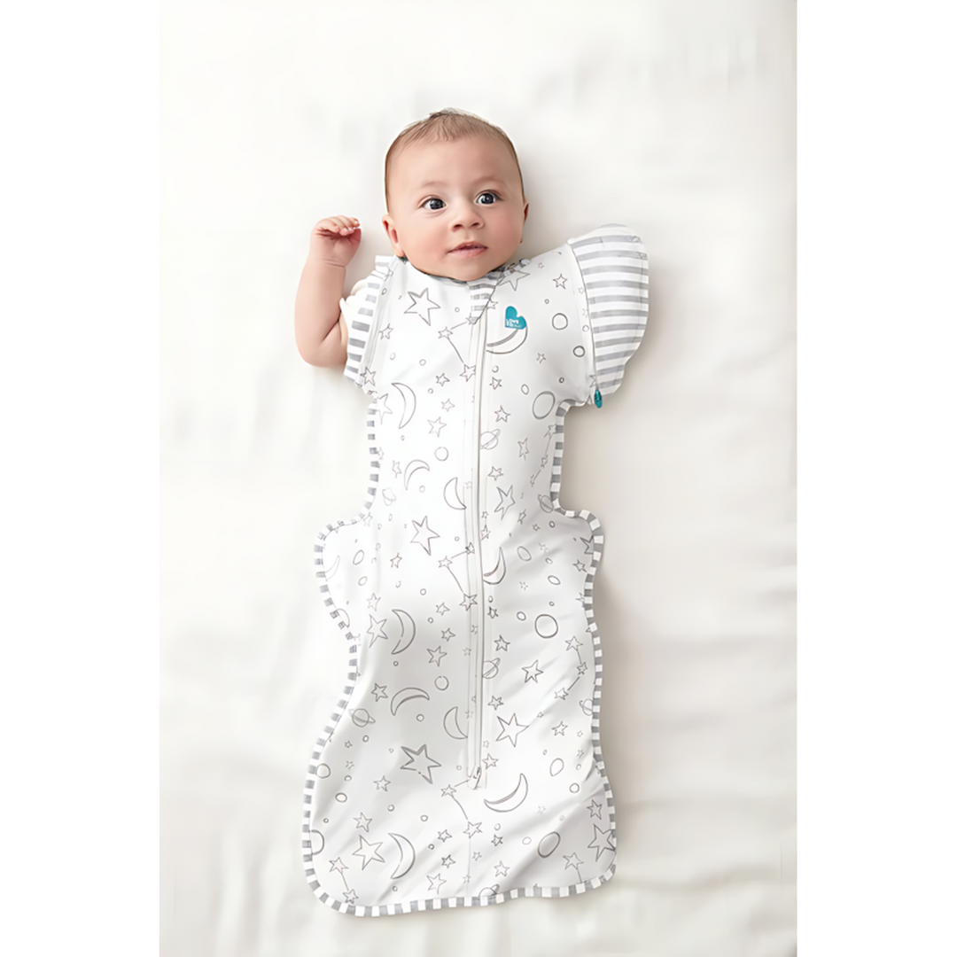 Love To Dream Swaddle Up™ Transition Bag Bamboo Original 1.0 Tog Stars And Moon Cream Large