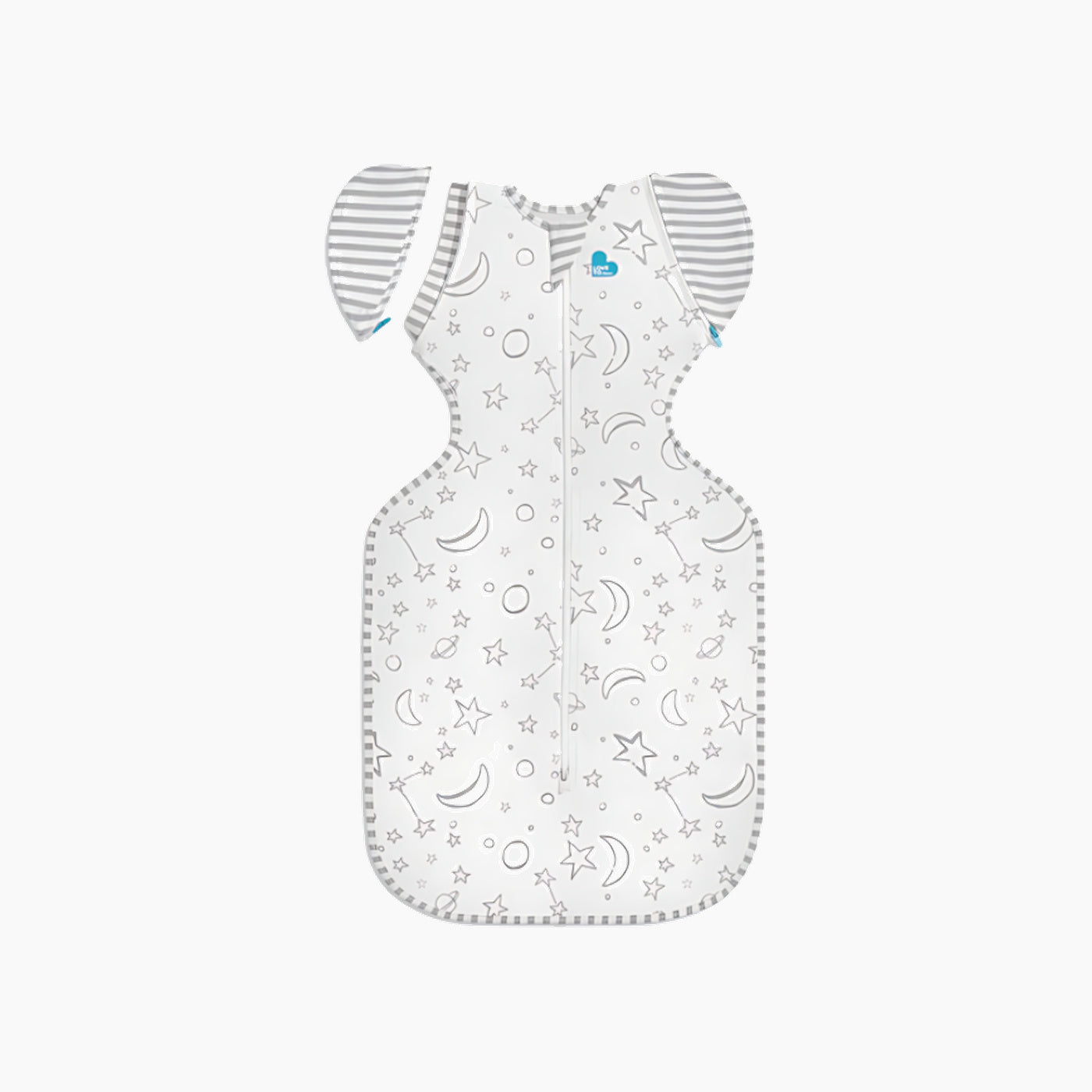Love To Dream Swaddle Up™ Transition Bag Bamboo Original 1.0 Tog Stars And Moon Cream Large