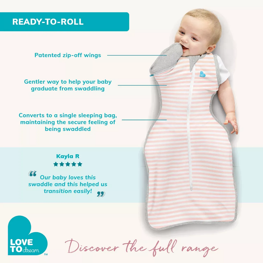 Love To Dream Swaddle Up™ Transition Bag Lite 0.2 Tog Gray You Are My