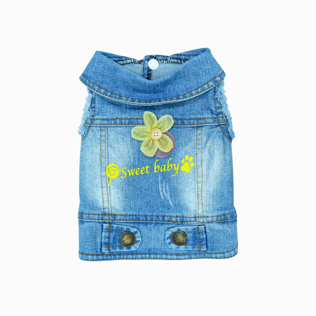 Best Buddies Dog Jeans Jacket - HUNA