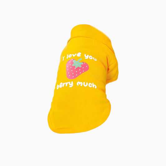 Sweet Strawberry Dog Polo Shirt