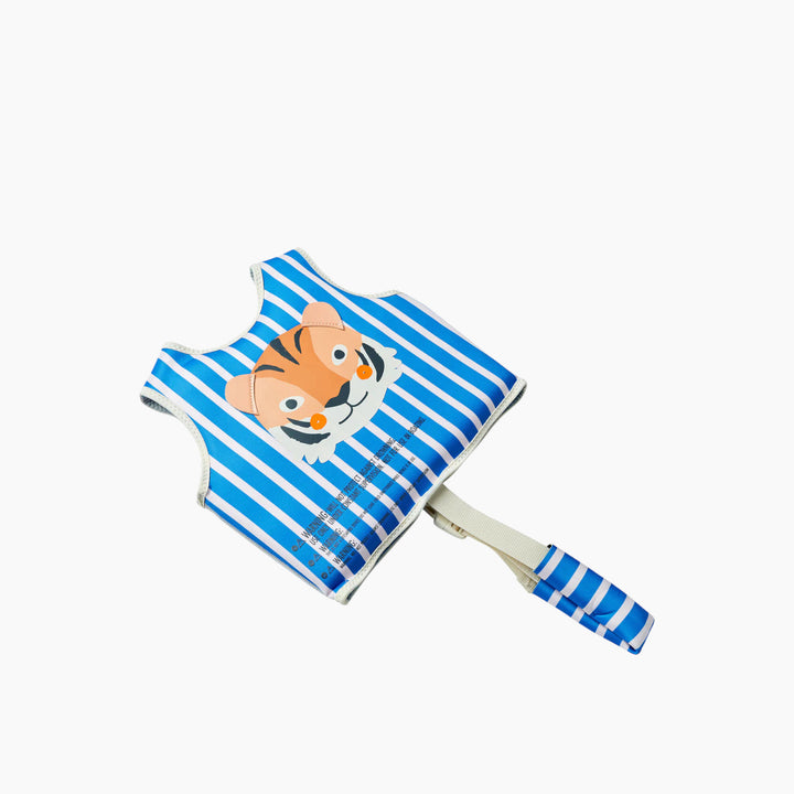 SunnyLife Tino the Tiger Blue swim vest for children