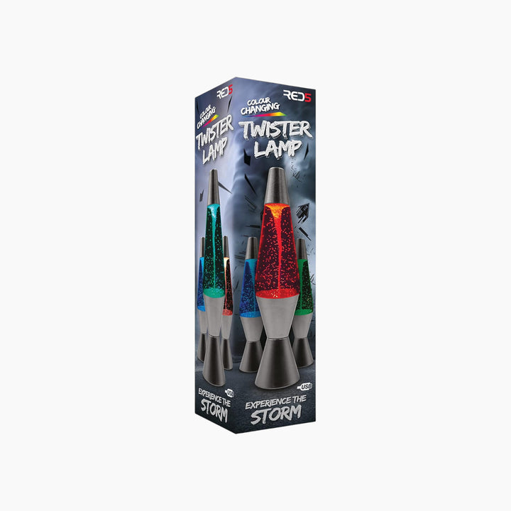RED5 Colour Changing Twister Lamp with dynamic visual effect