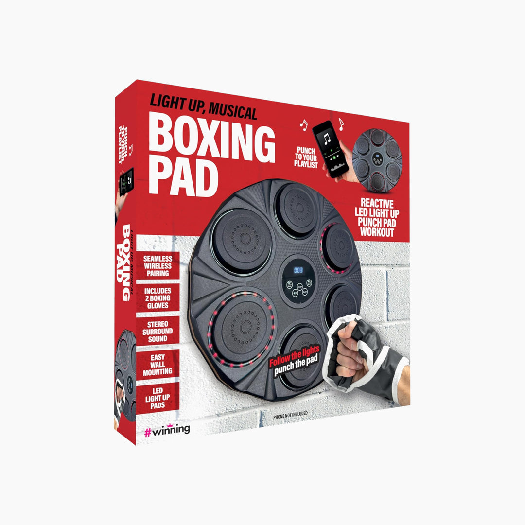 #Winning Light Up Musical Boxing Pad - HUNA