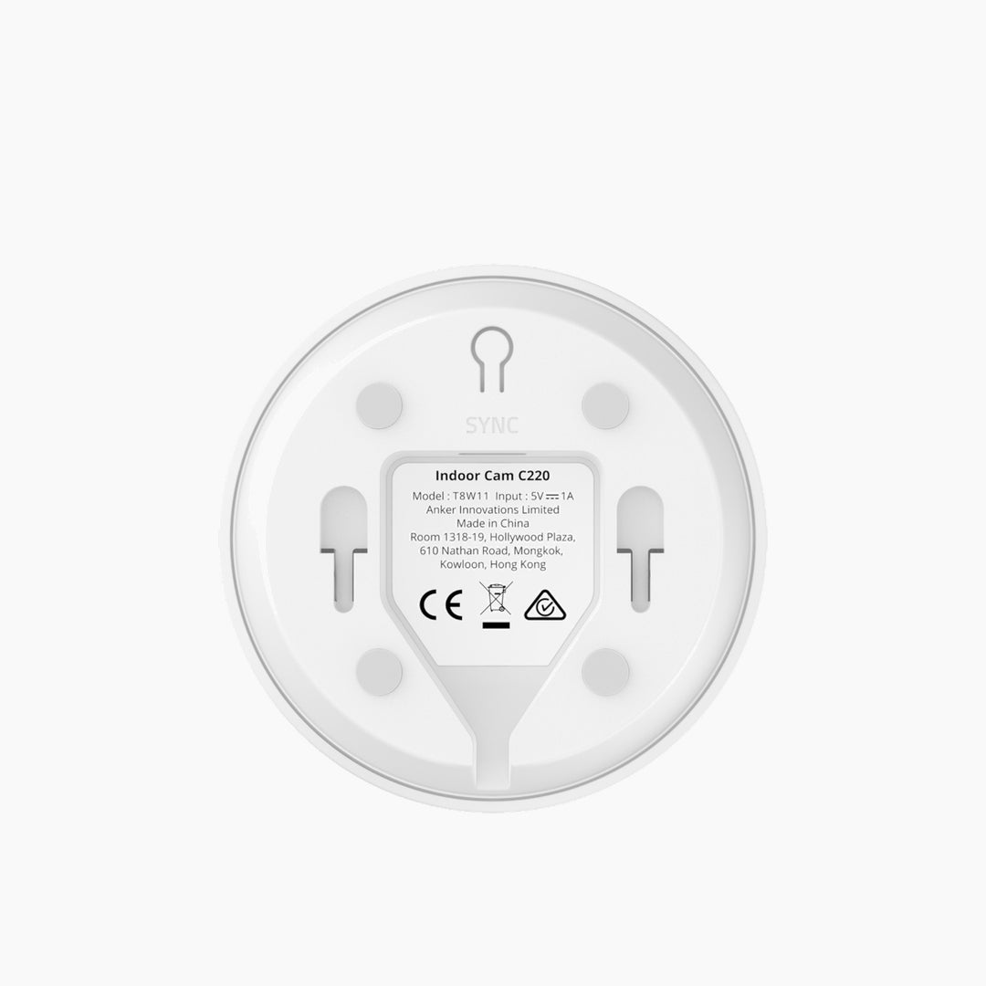 Eufy Indoor Cam C220 white surveillance camera with 2K resolution