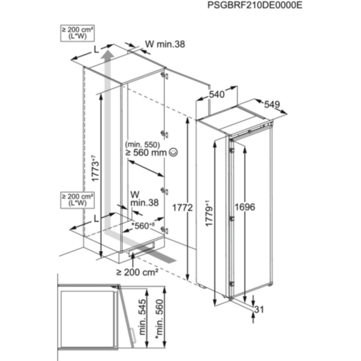 AEG Freezer 212L