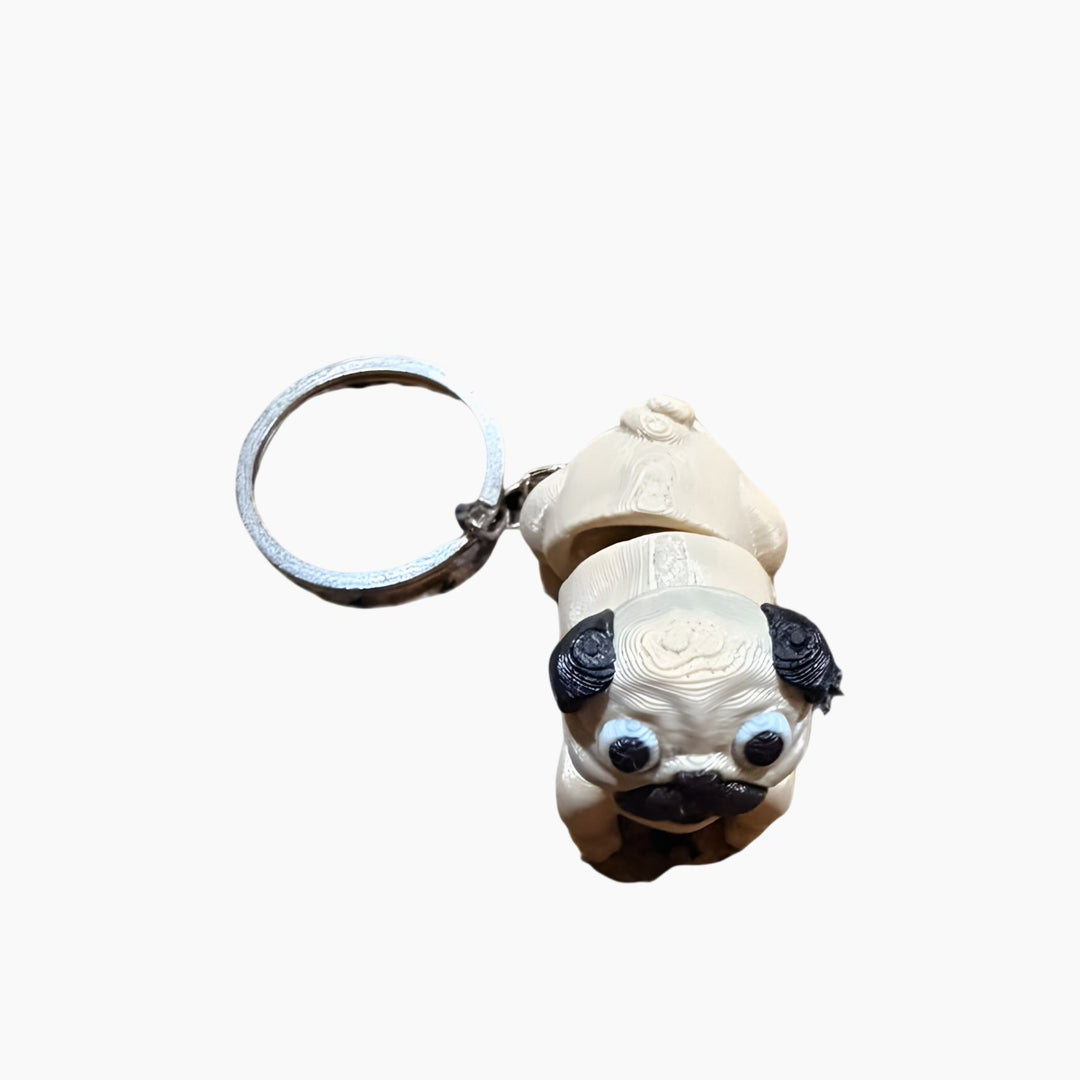 Pug Keychain