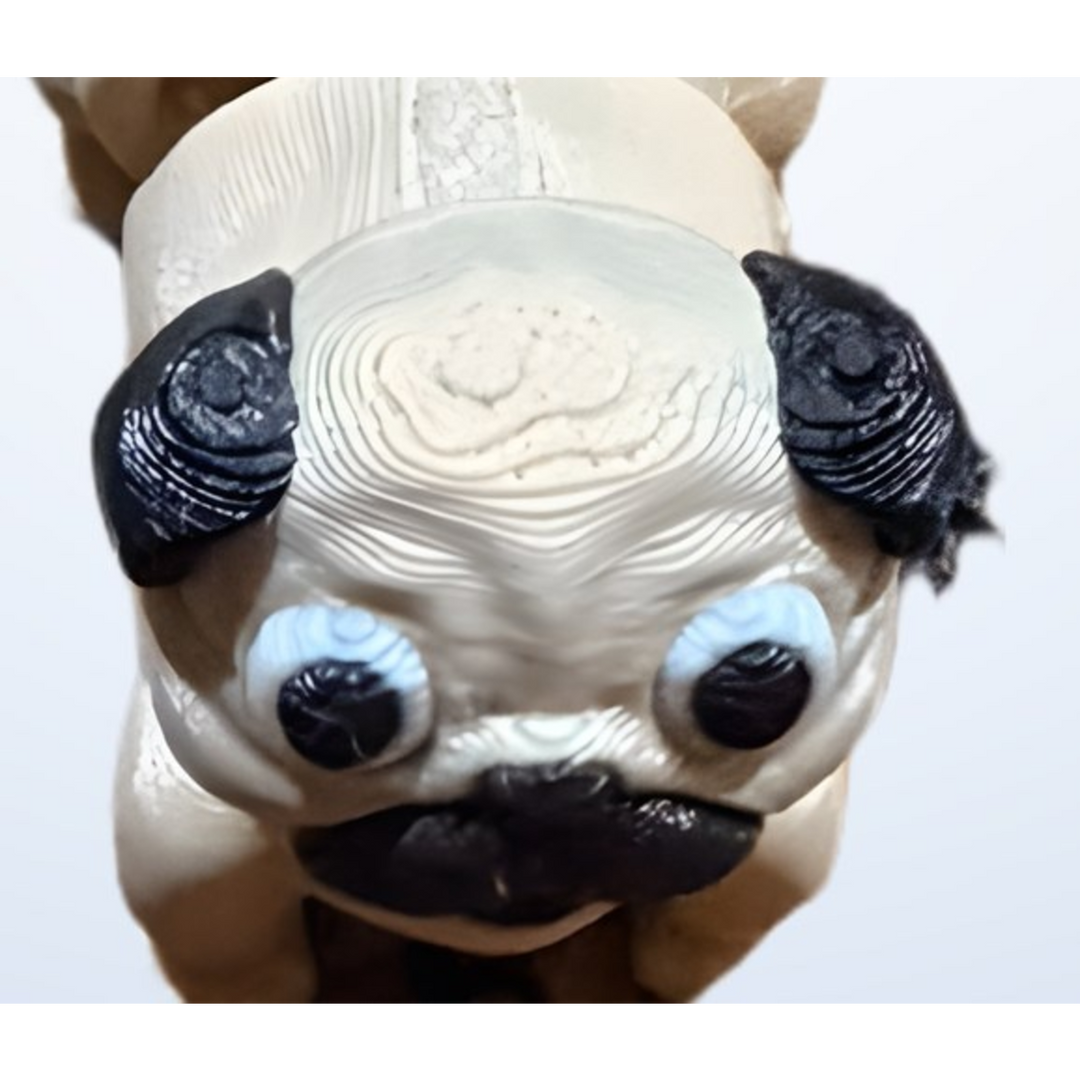 Pug Keychain