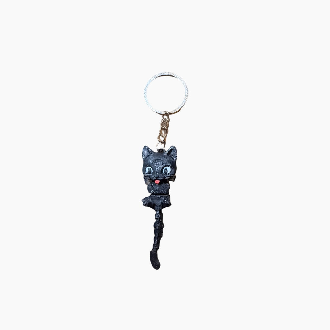 Black Cat Keychain