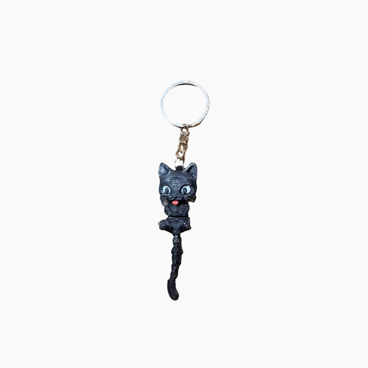 Black Cat Keychain